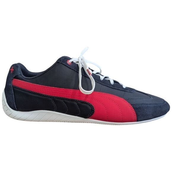 RARE Puma x Red Bull Racing x Speedcat 'Night Sky Chinese Red' Mens 13 Sneakers - Picture 1 of 11